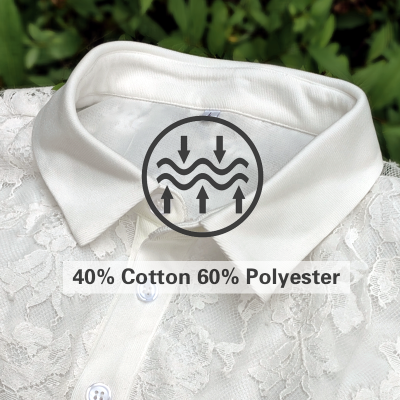 【24-hour shipping out】Men's Solid Lace Lapel Short Sleeve Casual Polo Shirt MTA0885E3Z