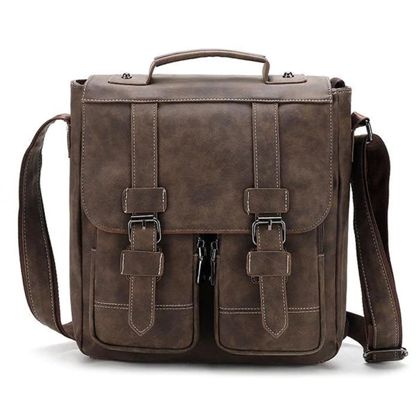 VINTAGE FASHION LEATHER MULTI-POCKET FLAP BAG 80633133