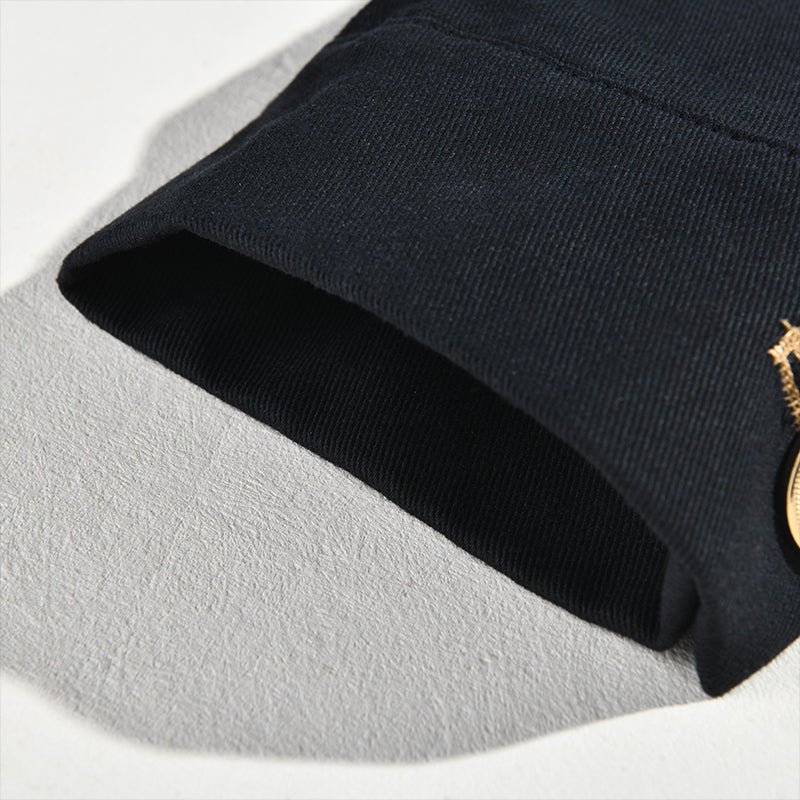 【24-hour shipping out】Men's Vintage Casual Solid Stand Collar Button Jacket 85705875TO